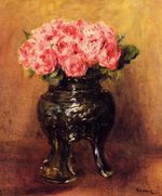 Roses in a china vase 1876